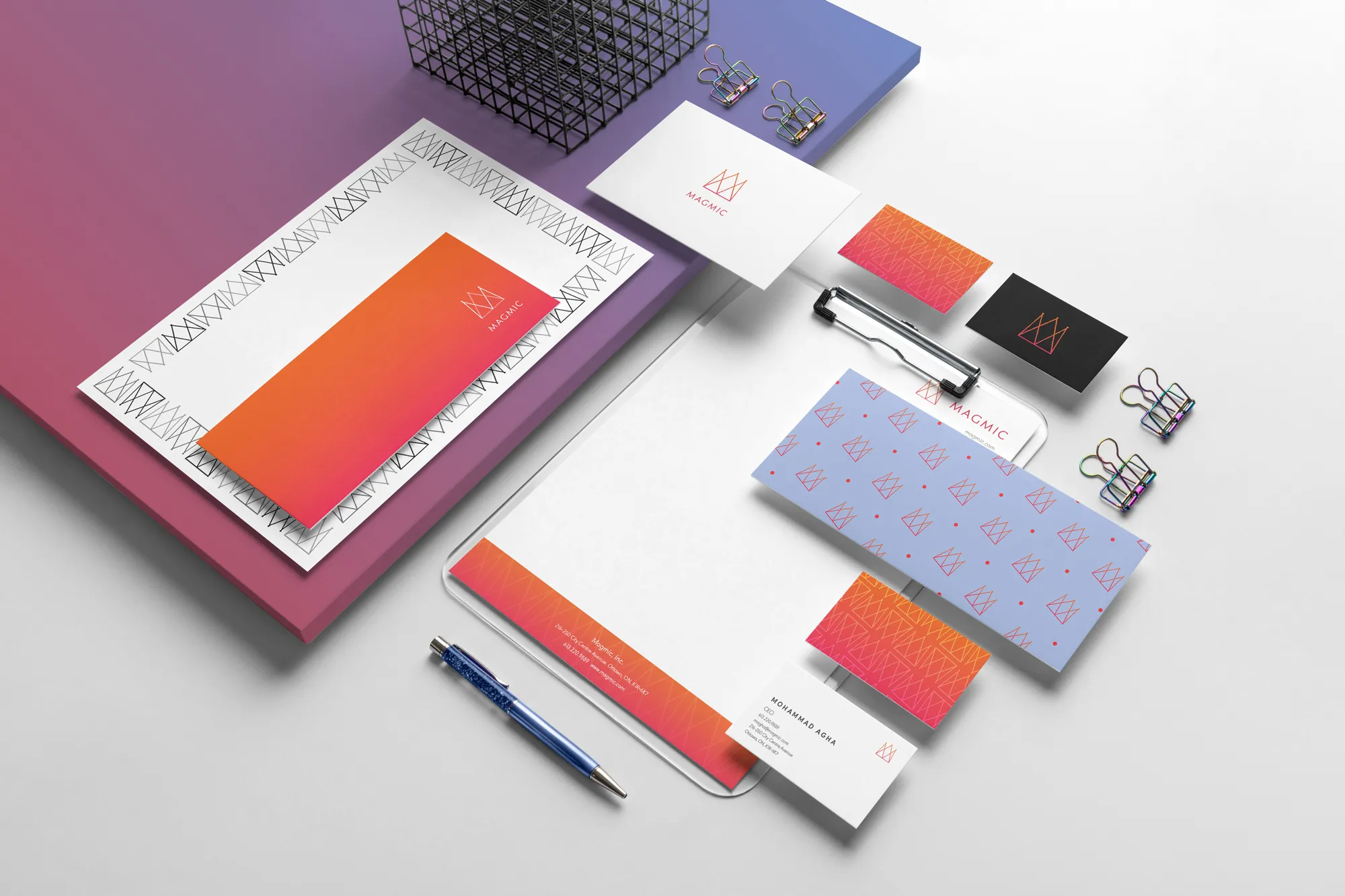 Magmic stationery