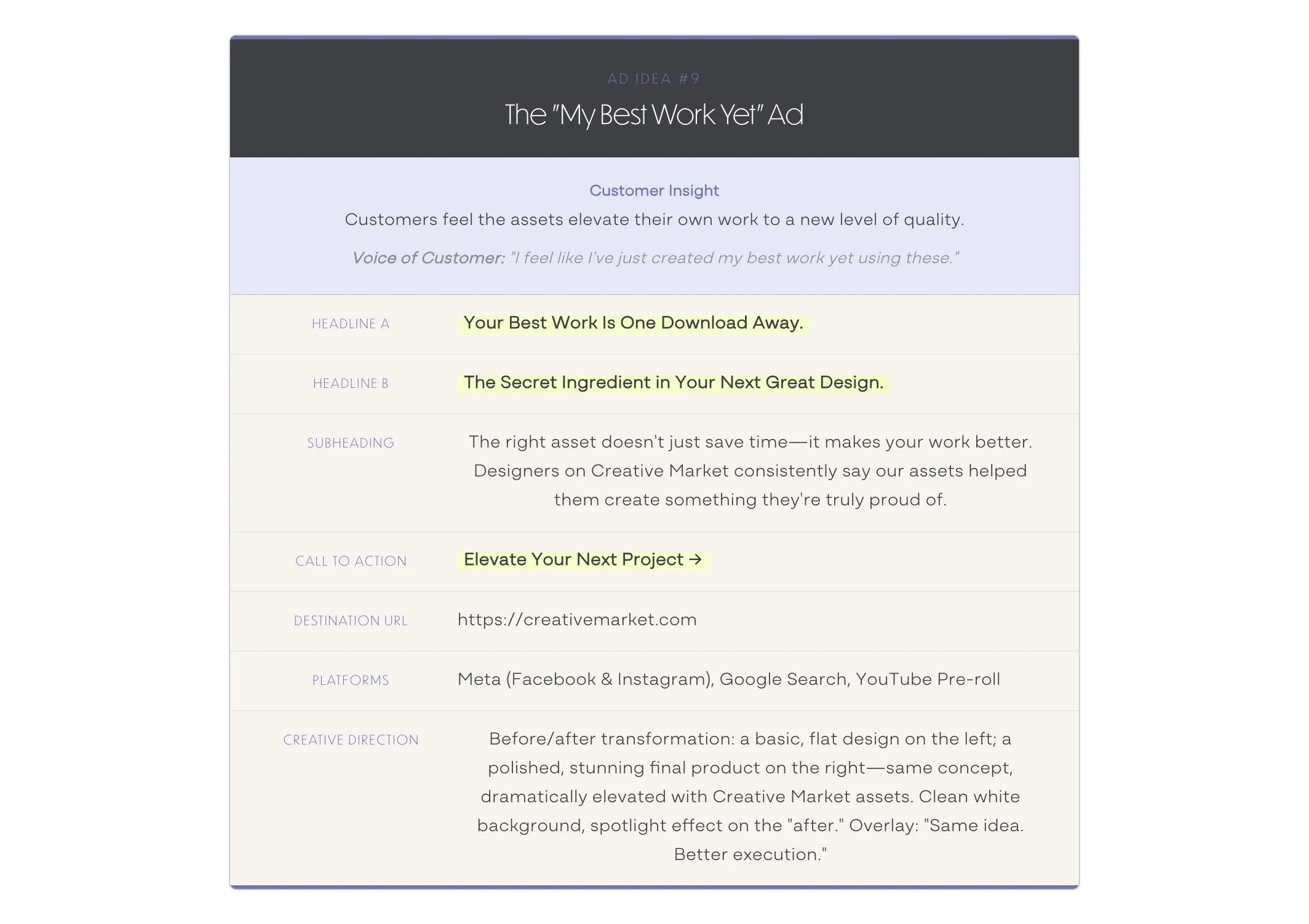 Ad Whisperer concept detail